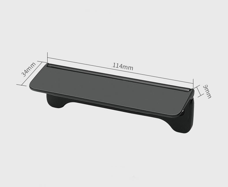 Modern Minimalist Metal Cabinet Pulls Rectangular Drawer Handles Gold Black Silver Wardrobe Furniture Handles High Tech Kitchen Hardware