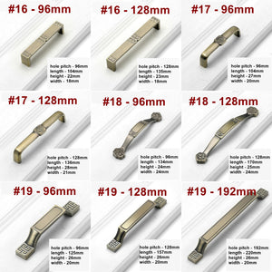 Alloy Art Deco Cabinet Pulls & Knobs - Furniture for Wardrobes - #5 / 1pc