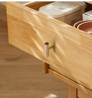 Wood Cabinet Pulls & Knobs - Minimalist Hardware for DIY Projects - 96mm Walnut / 1pc