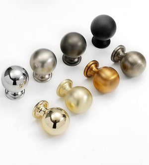Alloy Neoclassical Cabinet Pulls & Knobs - Black Finish Hardware - view 10