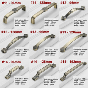 Alloy Geometric Cabinet Pulls & Knobs - Bronze Finish for Cabinets - #5 / 1pc
