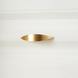 Solid Brass Vintage Cabinet Pulls & Knobs - Gold Finish Hardware - #6 - 128mm / 1pc