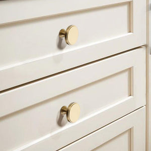 Solid Brass Vintage Cabinet Pulls & Knobs - Gold Finish Hardware - #6 - 160mm / 1pc