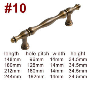 Solid Brass Vintage Cabinet Pulls & Knobs - Bronze Finish Hardware - #3 / 1pc
