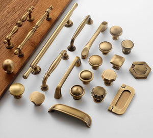 Solid Brass Cabinet Cup Pulls - Vintage Hardware for DIY Projects - #7 / 1pc