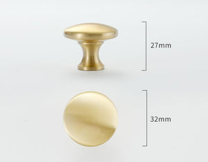 Solid Brass Cabinet Pulls & Knobs - Brass Color Finish for Cabinets - view 4