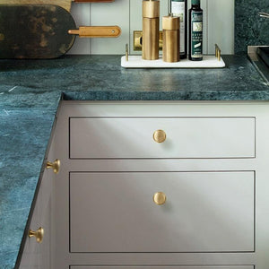 Solid Brass Cabinet Pulls & Knobs - Brass Color Finish for Cabinets - view 6