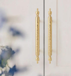 Solid Brass Cabinet Pulls & Knobs - Gold Finish Furniture Hardware - view 4