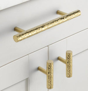Solid Brass Cabinet Pulls & Knobs - Gold Finish Furniture Hardware - view 8