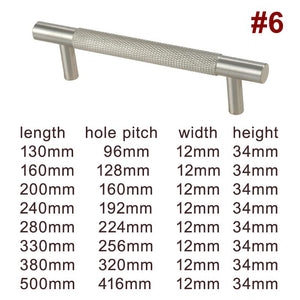 Solid Brass Knurled Cabinet Pulls & Knobs - Industrial Hardware - #2 - 30mm Cylinder / 1pc