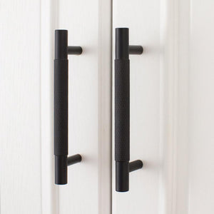 Solid Brass Mid-Century Cabinet Pulls & Knobs - Black Finish - view 10