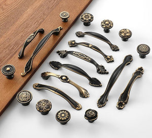 Solid Brass Round Cabinet Pulls & Knobs - Art Deco for Wardrobes - #1 24mm / 1pc