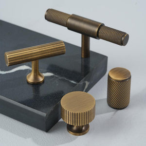 Solid Brass Round Cabinet Pulls & Knobs - Mid-Century Hardware - #4 - 96mm / 1 pc