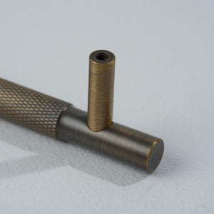 Solid Brass Round Cabinet Pulls & Knobs - Mid-Century Hardware - #4 - 160mm / 1 pc