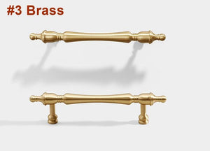 Solid Brass Vintage Cabinet Pulls & Knobs - Antique Bronze Finish - #3 Brass 160mm / 1pc