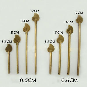 Brass Oriental Decorative Padlocks - Antique Bronze Finish Hardware - 8.5cmx5mm Ant.Bronze / 1pc