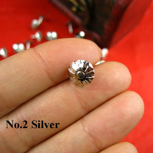 Iron Square Decorative Screw Nails - Antique Bronze Finish Hardware - No.1 Ant.Bronze 16mm / 50pcs