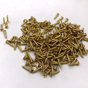 Iron Round Mini Box Hinges - Antique Bronze Finish for Wardrobes - 2x8mm Ant. Brass / 5Packs