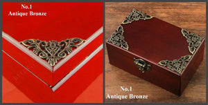 Zinc Alloy Butterfly Mounting Brackets - Antique Bronze Finish - No.1 Ant.Bronze 34mm / 50pcs