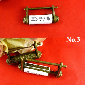 Zinc Alloy Oriental Decorative Padlocks - Antique Bronze Finish - No.2 Ant.Bronze 58mm / 10pcs