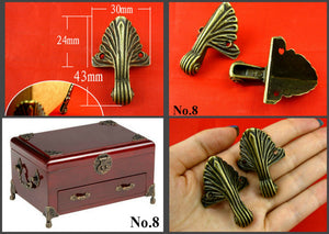 Zinc Alloy Wood Decorative Corner Protectors - Antique Bronze Finish - No.2 Ant.Bronze 40mm / 5pcs