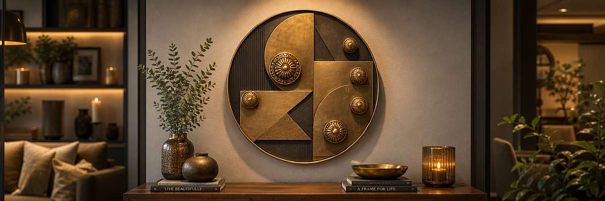 Creative home decor ideas using brass hardware