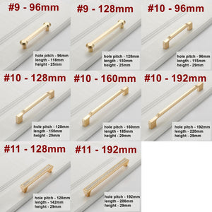 Alloy Crystal Cabinet Pulls & Knobs - Gold Finish for Wardrobes - #4 - 32mm / 1pc