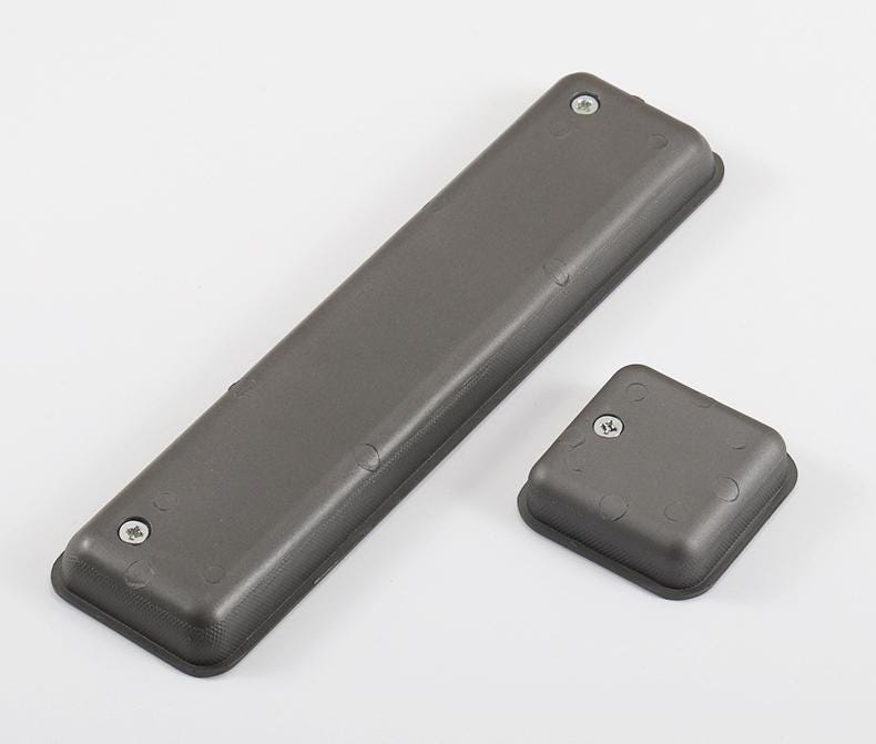 Alloy Flush Cabinet Pulls - Black Finish for Cabinets & Drawers - view 10