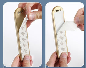Alloy Flush Cabinet Pulls - Matte Gold Finish Decorative Hardware - #1 Gold / 1pc