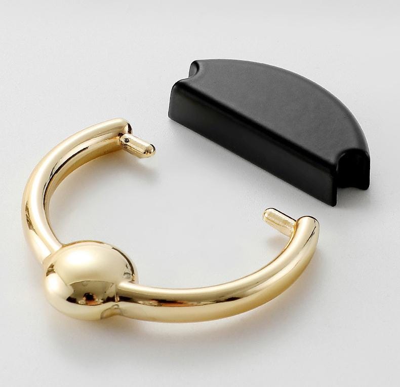 Alloy Geometric Cabinet Pulls & Knobs - Matte Gold Finish Hardware - view 10