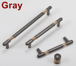 Alloy Industrial Cabinet Pulls & Knobs - Brushed Gold Finish - #2 Gold 192mm / 1pc