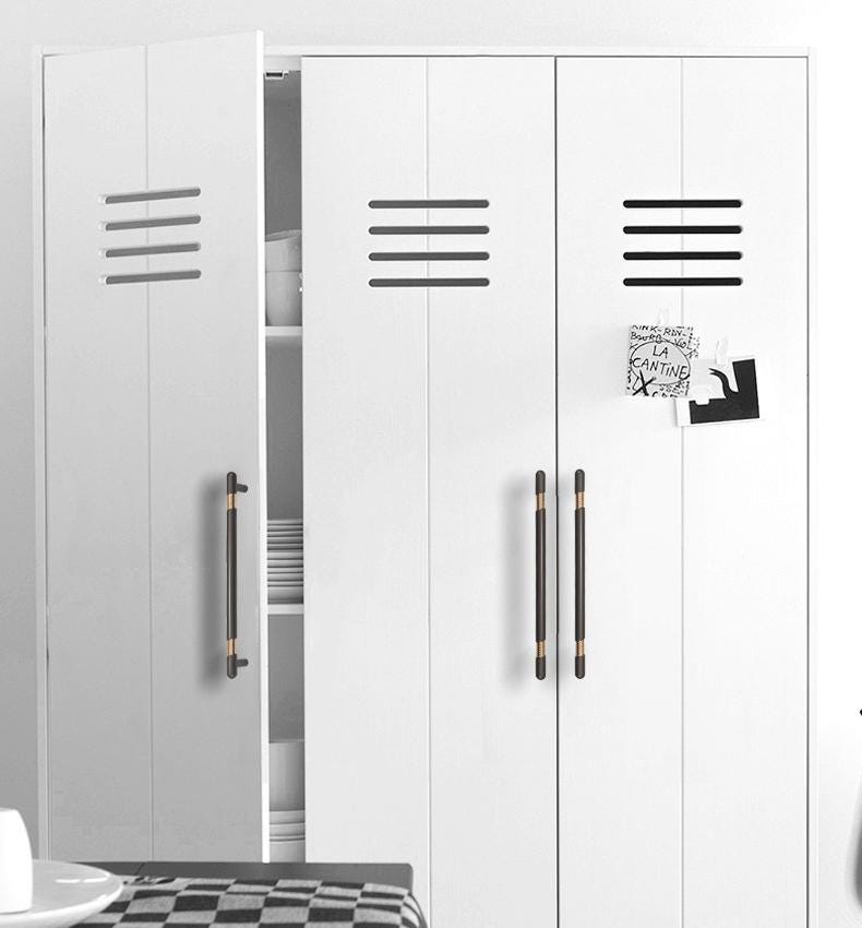 Alloy Industrial Cabinet Pulls & Knobs - Brushed Gold Finish - view 9
