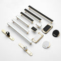 Alloy Minimalist Cabinet Pulls & Knobs - Black Finish for Cabinets - #1 T-Shape White / 1pc