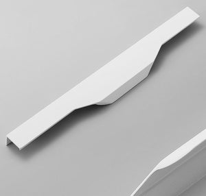 Alloy Minimalist Cabinet Pulls & Knobs - White Finish for Cabinets - 1000mm / 1pc