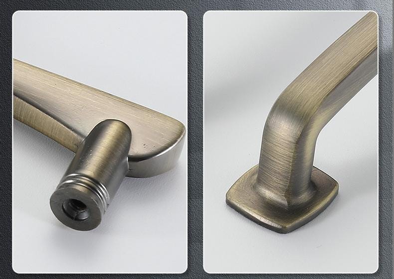 Alloy Neoclassical Cabinet Pulls & Knobs - Antique Bronze Finish - #6 - 24mm / 1pc