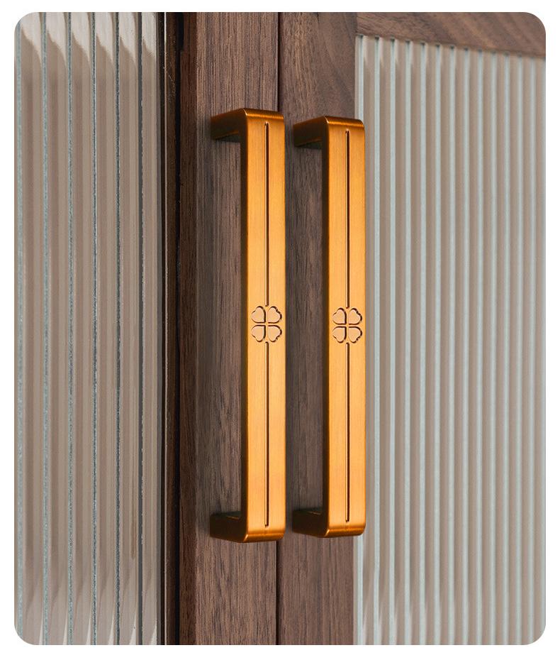 Alloy Oriental Cabinet Pulls & Knobs - Bronze Finish for Cabinets - #4 - 96mm / 1pc