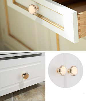 Alloy Ornate Cabinet Pulls & Knobs - Gold Finish for DIY Projects - #7 - 96mm / 1pc