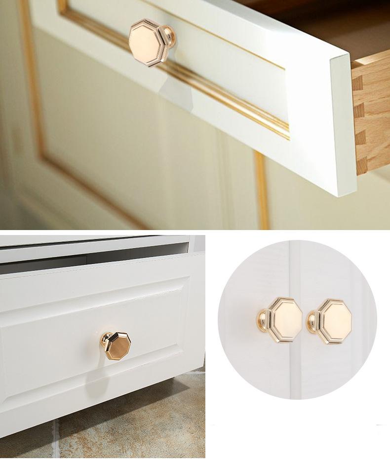 Alloy Ornate Cabinet Pulls & Knobs - Gold Finish for DIY Projects - #7 - 96mm / 1pc