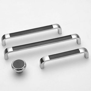 Alloy Round Cabinet Pulls & Knobs - Chrome Finish for DIY Projects - #1 - 128mm / 1pc