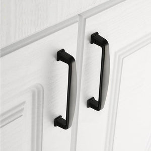 Alloy Vintage Cabinet Pulls & Knobs - Black Finish for Wardrobes - #10 - 96mm / 1pc