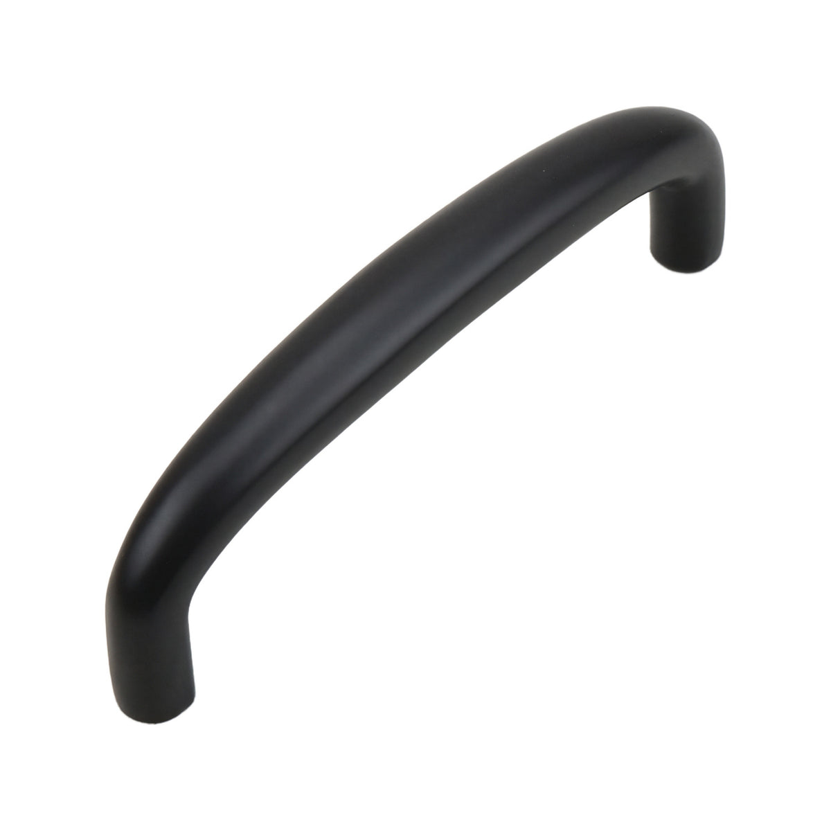 Black curved bridge pull, option No. 2, 105 mm.