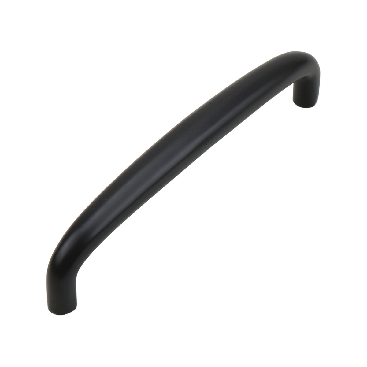Black curved bridge pull, option No. 2, 135 mm.