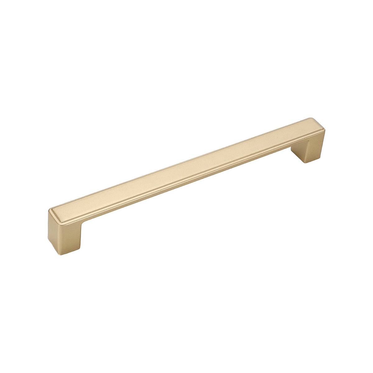 Metal cabinet bar pull, 192 mm gold.