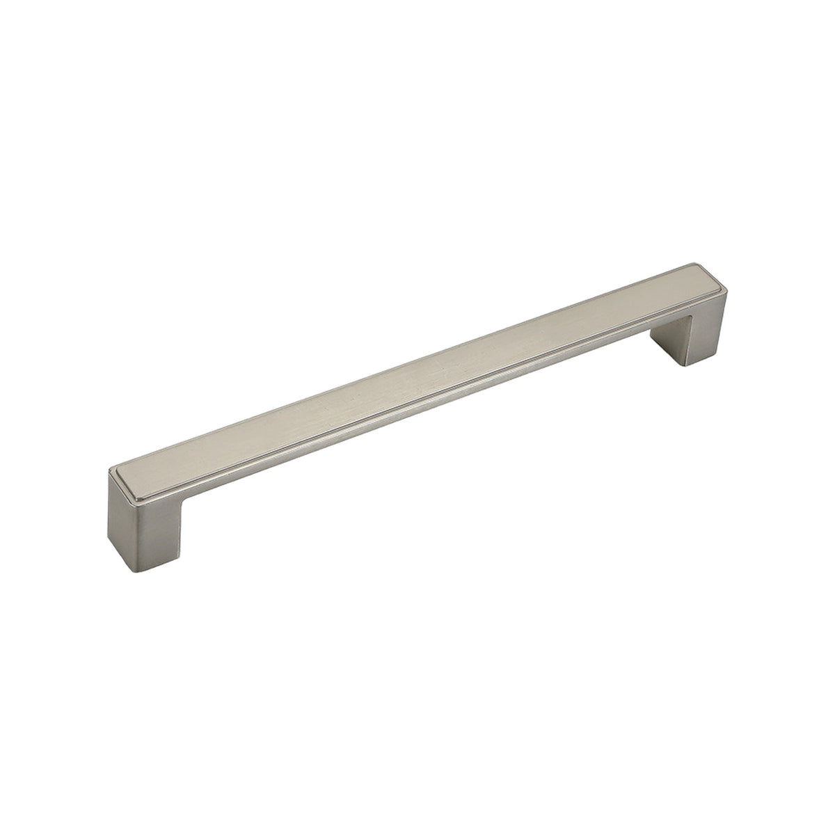 Metal cabinet bar pull, 192 mm silver.