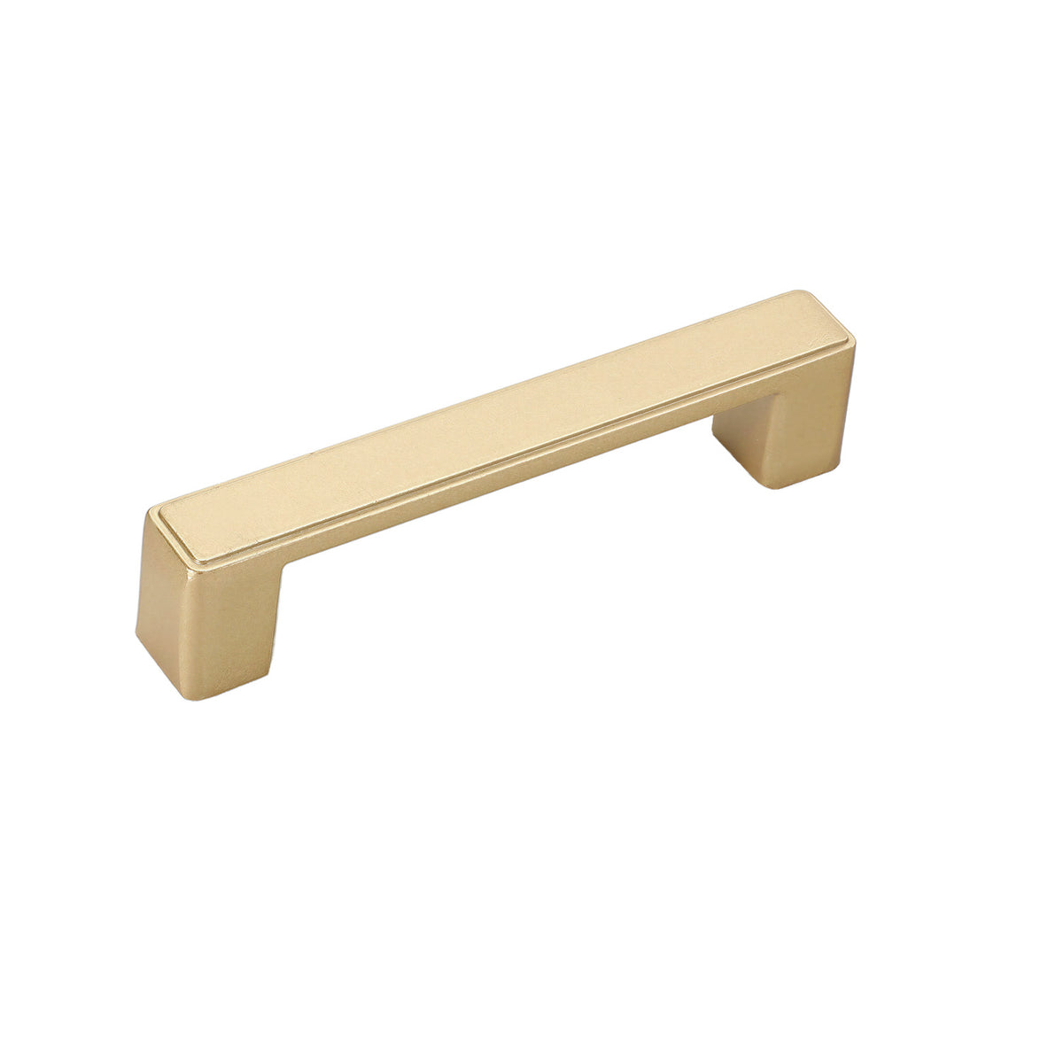 Metal cabinet bar pull, 96 mm gold.