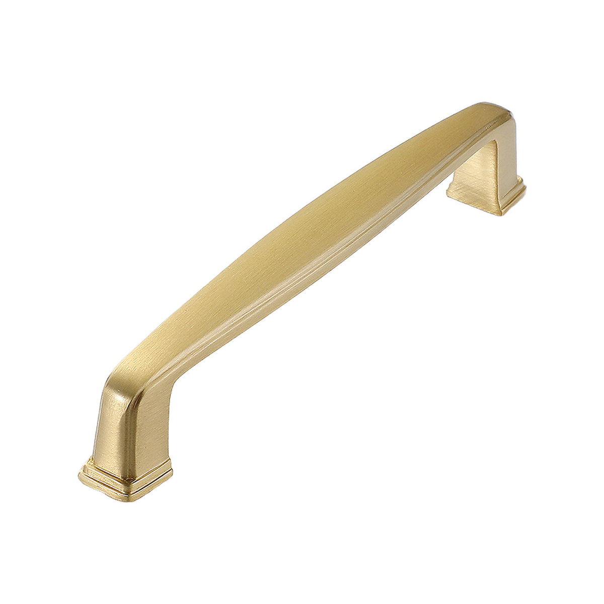 Solid brass cabinet bar pull, style #21, 128 mm.