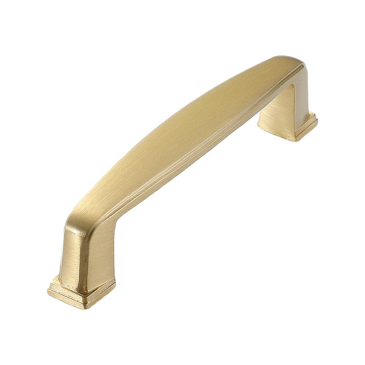 Solid brass cabinet bar pull, style #21, 96 mm.