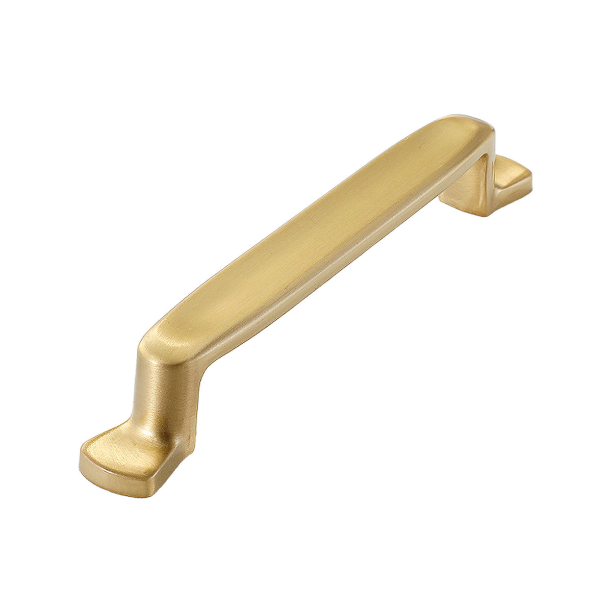 Solid brass cabinet bar pull, style #24, 128 mm.