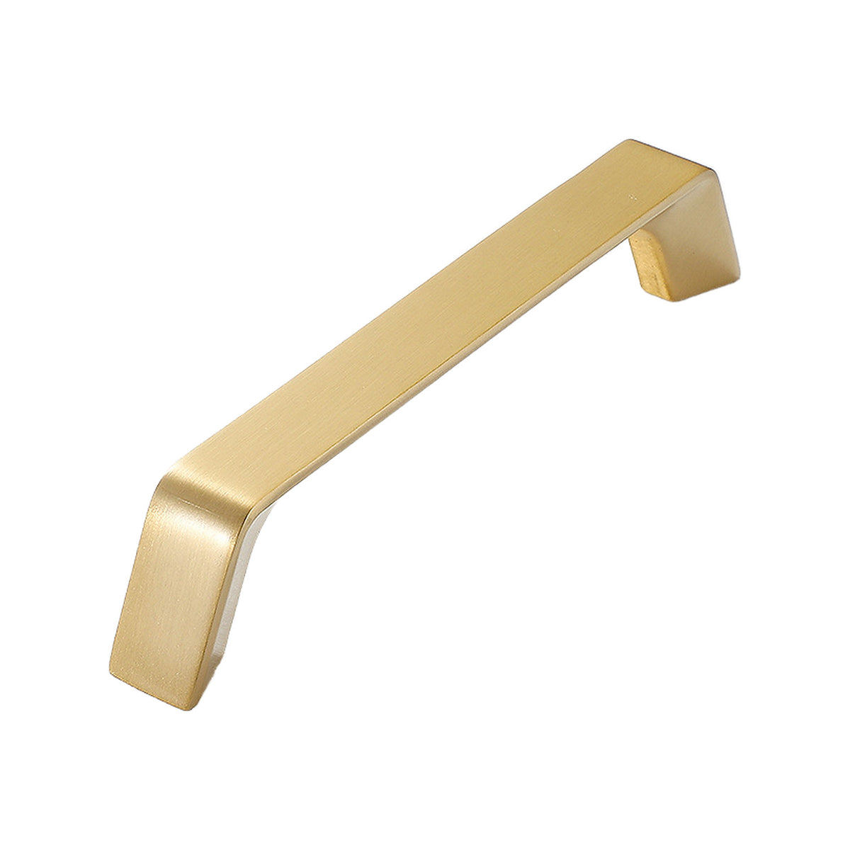 Solid brass cabinet bar pull, style #25, 128 mm.