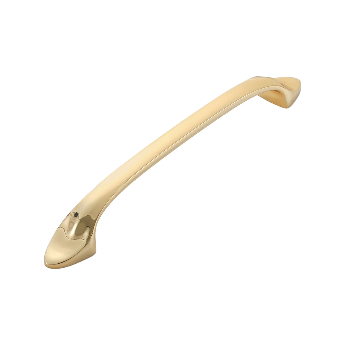Solid brass cabinet bridge pull.